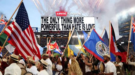 Bad Bunny avoids direct mention of ICE at Super Bowl, but ends performance with message against hate