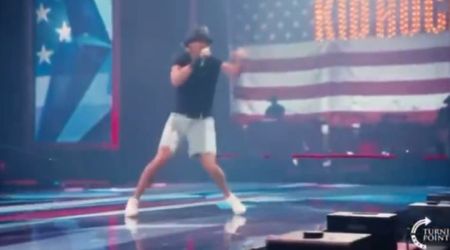 Kid Rock slammed for lip syncing at Turning Point USA halftime show: ‘Truly awful’
