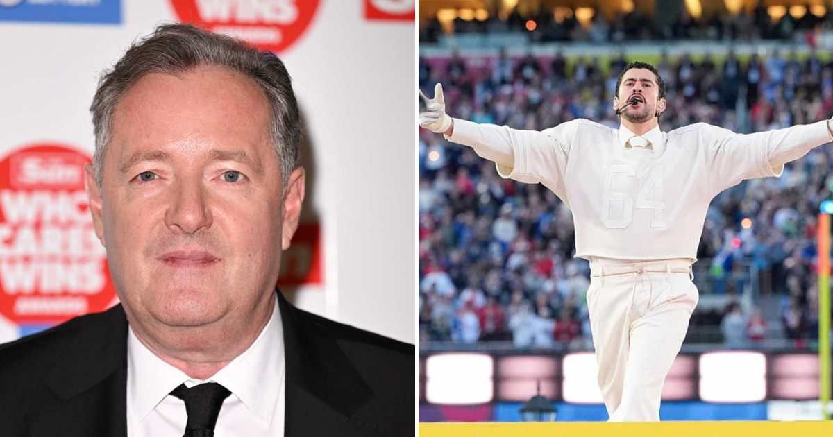 Piers Morgan noted that Donald Trump used Pavarotti’s 'Nessun Dorma' in Italian during his 2016 rallies, countering language-based criticism of Bad Bunny's Super Bowl performance (Getty Images)