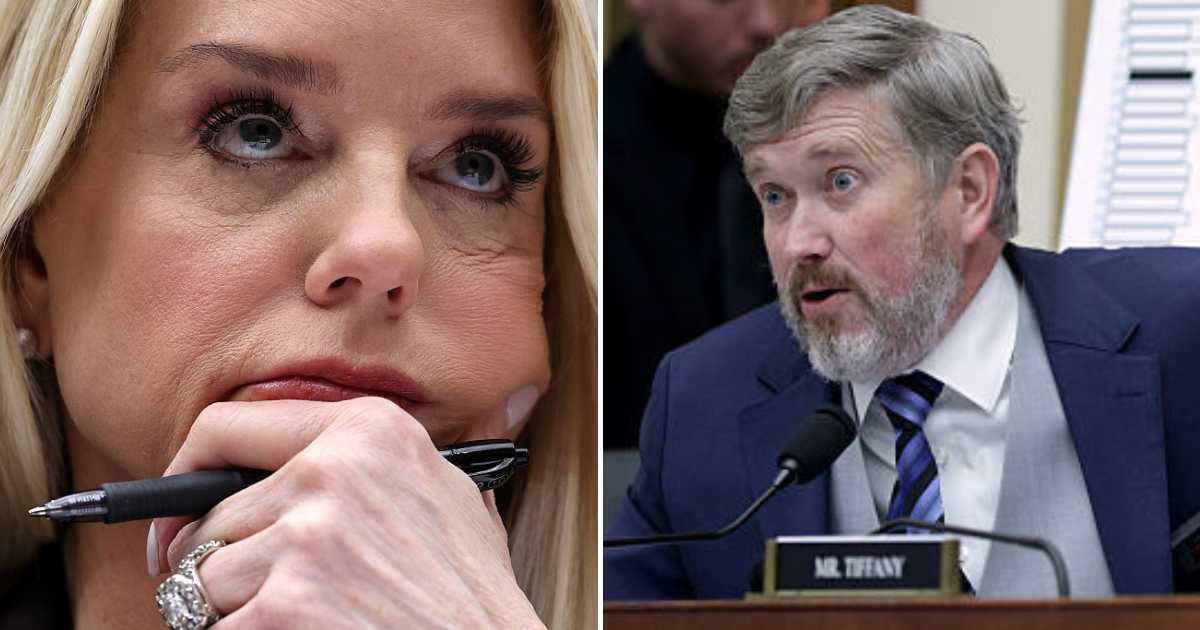 Bondi vowed to release the names of men she said were improperly shielded after being confronted with evidence of 'haphazard' redactions (Win McNamee/Getty Images ; Alex Wong/Getty Images)