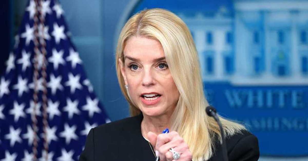 Social media posts claimed Pam Bondi ordered people to stop sending 'coupons for Depends' to White House (Getty Images)
