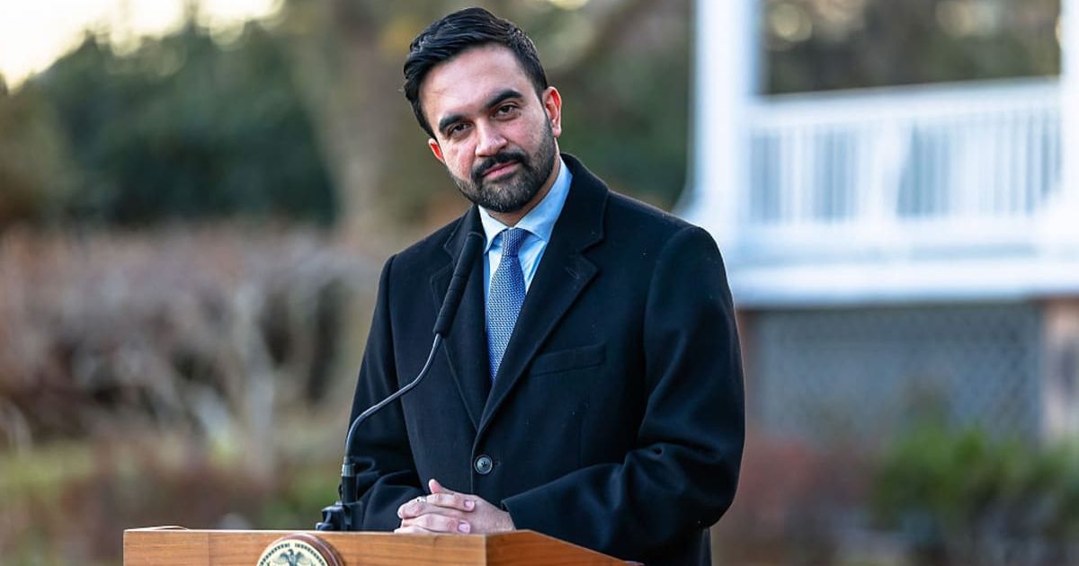 Zohran Mamdani told Amanda Septimo high costs and budget strains justify his tax plan and warned residents may leave without action (Getty Images)