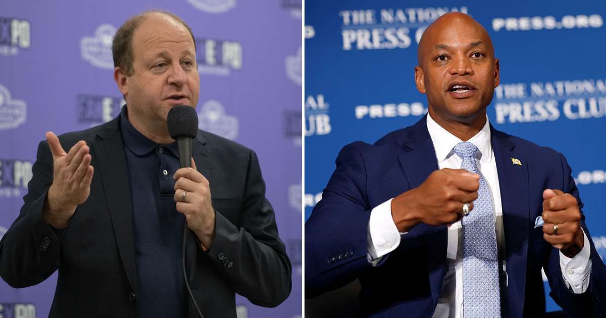 President Donald Trump invited most governors to the White House but excluded Wes Moore and Jared Polis from events (Getty Images)