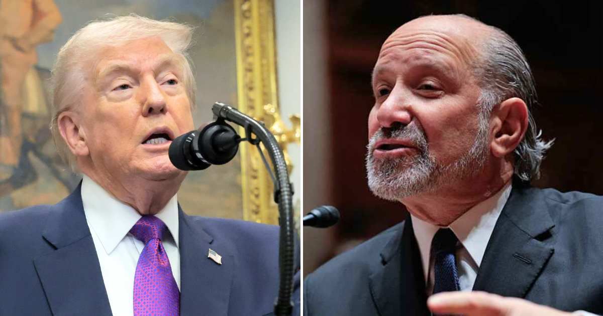 Donald Trump spoke about the reported island visit while taking questions from reporters (Getty Images)