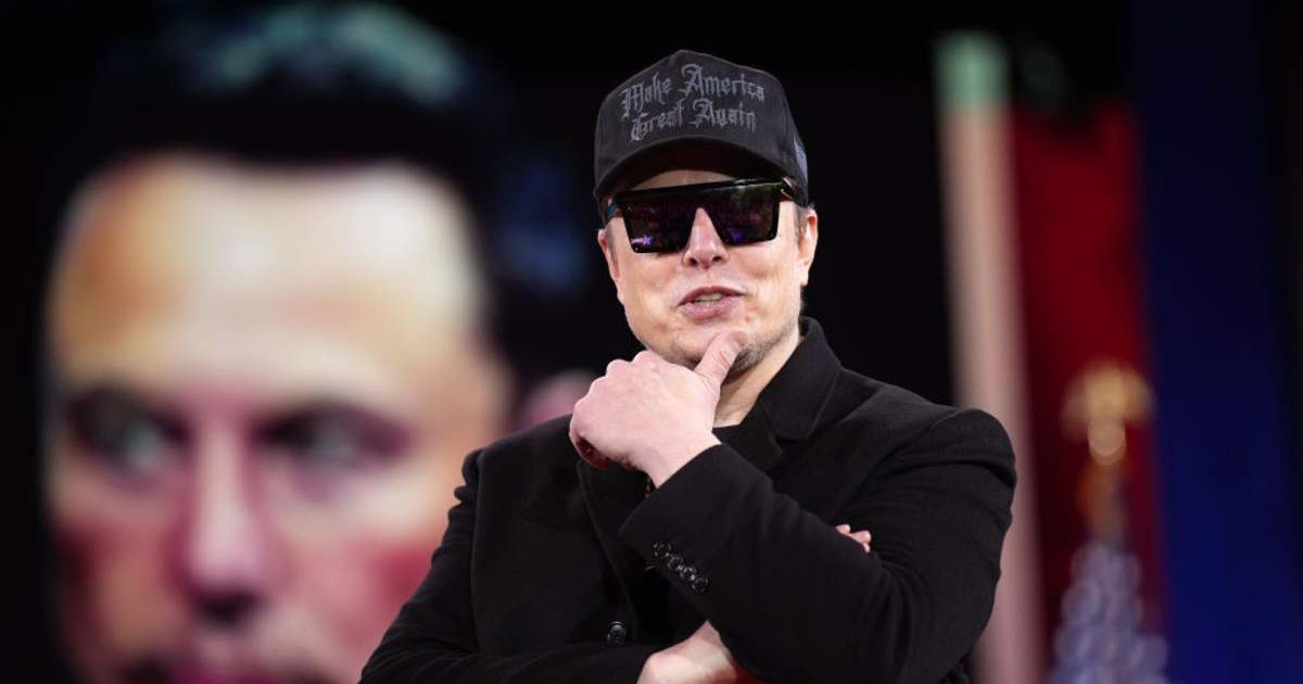 An X post claimed Elon Musk became the first person in history to reach $1 trillion net worth (Getty Images)