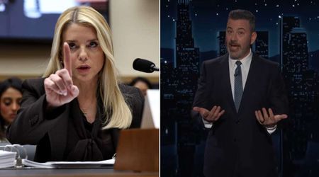 Jimmy Kimmel roasts Pam Bondi, Mike Johnson for 'spying' on Rep Pramila Jayapal's search history