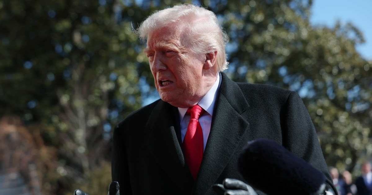 On Feb 13, 2026, Trump spoke with reporters before visiting Fort Bragg to meet Special Ops troops behind Nicolás Maduro’s capture, then headed to Mar-a-Lago for the weekend (Photo by Michael M. Santiago/Getty Images)