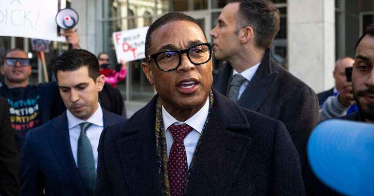 Journalist Don Lemon left the courthouse after pleading not guilty to federal charges in St. Paul, Minnesota (Getty Images)
