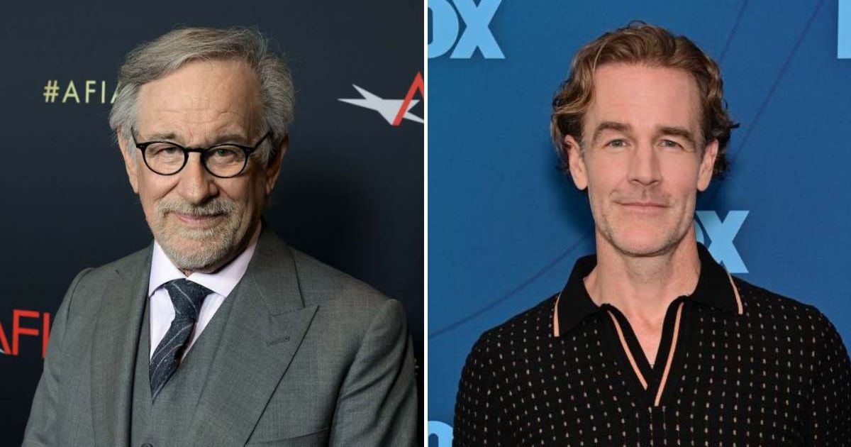 Steven Spielberg and his wife Kate Capshaw are facing sharp criticism after donating $25,000 to the James Van Der Beek family GoFundMe. (Getty Images) 