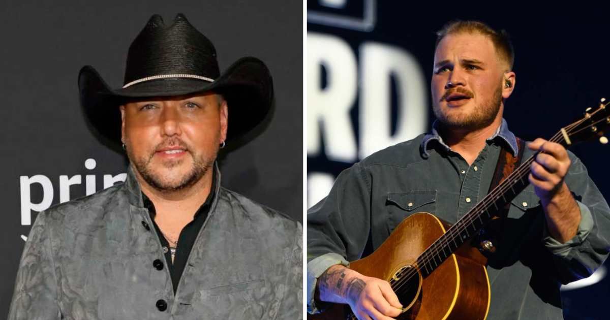 Jason Aldean had a simple response to Zach Bryan's continued criticism after the Turning Point USA alternative halftime show (Getty Images)