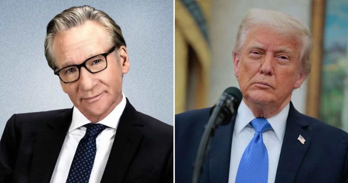 Bill Maher said Donald Trump texts and 'yells' at him privately after their White House dinner, calling it a 'personal relationship' (Bill Maher/Facebook, Getty Images)