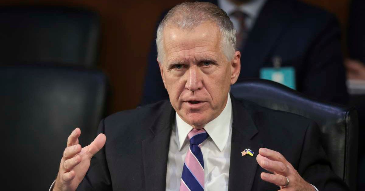 Senator Thom Tillis warned that aggressive tariffs, including on Brazil, risked creating economic uncertainty for US businesses and trading partners (Getty Images)