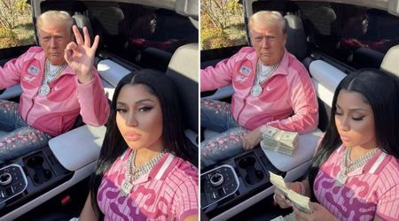 Fact Check: Did Trump pose in pink with Nicki Minaj in a car?