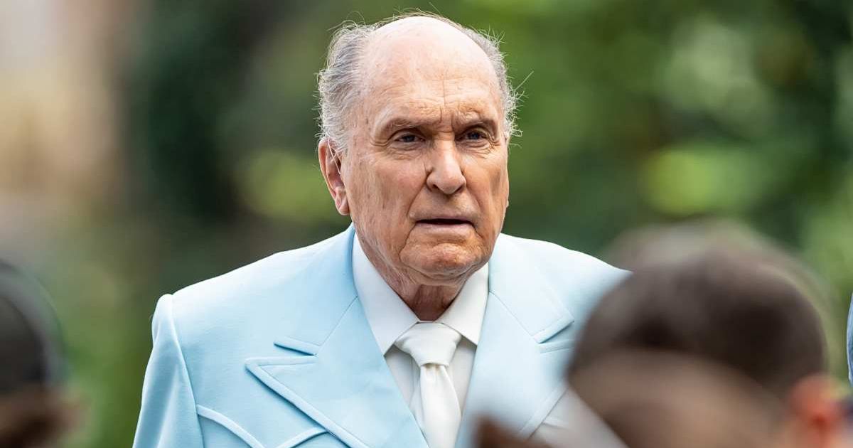 Actor Robert Duvall was photographed on the set of Netflix film Hustle in Philadelphia, Pennsylvania (Gilbert Carrasquillo/GC Images)