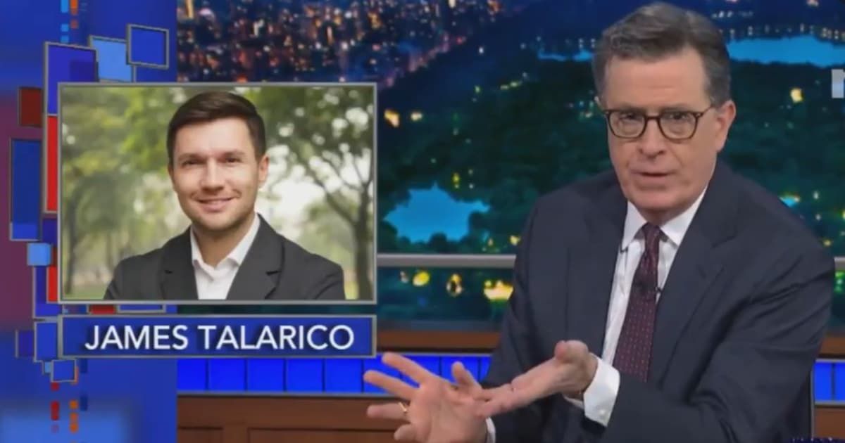 CBS disputed Stephen Colbert’s claim, saying James Talarico’s interview faced FCC equal-time concerns tied to Jasmine Crockett  (The Late Show with Stephen Colbert, Youtube)