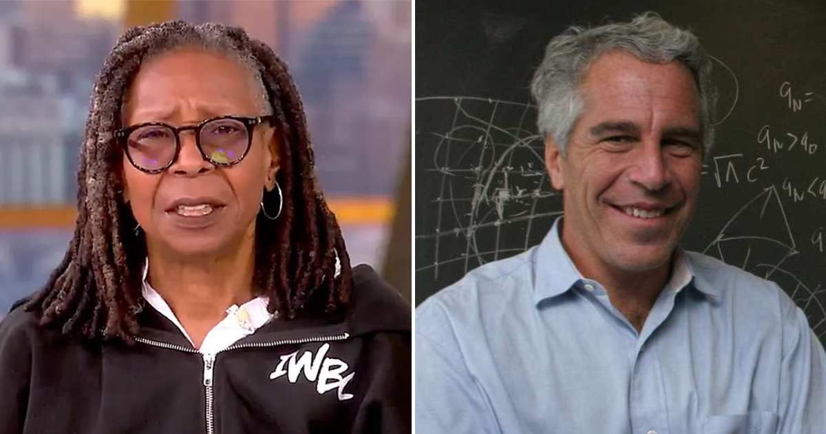 'The View' host Whoopi Goldberg addressed the appearance of her name in newly released files related to Jeffrey Epstein, firmly denying any personal connection to him (Screengrab/The View, Getty Images)