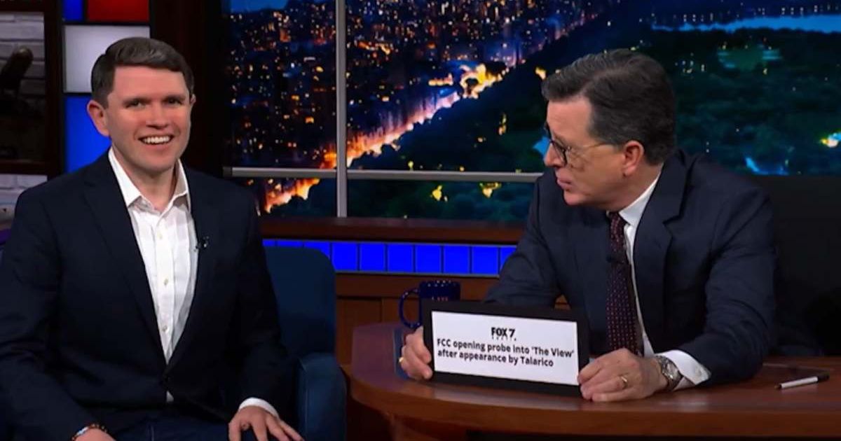 'The Late Show with Stephen Colbert' had planned an interview with James Talarico, but CBS lawyers prevented it from airing (Screengrab/X/@jamestalarico)