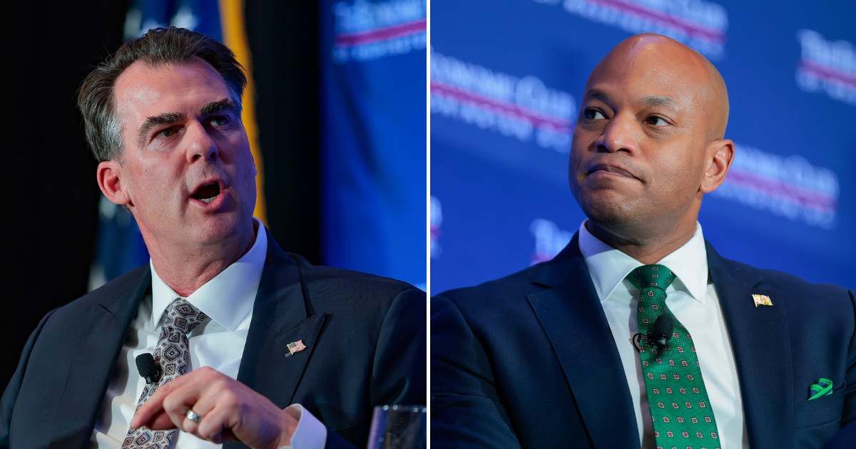 Governor Kevin Stitt and Governor Wes Moore responded after President Donald Trump excluded some Democrats from governors meetings (Getty Images)