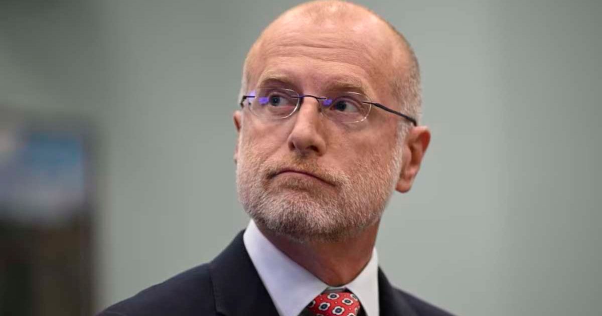 FCC Chair Brendan Carr dismissed the Colbert–Talarico interview controversy as politically motivated (Getty Images) 