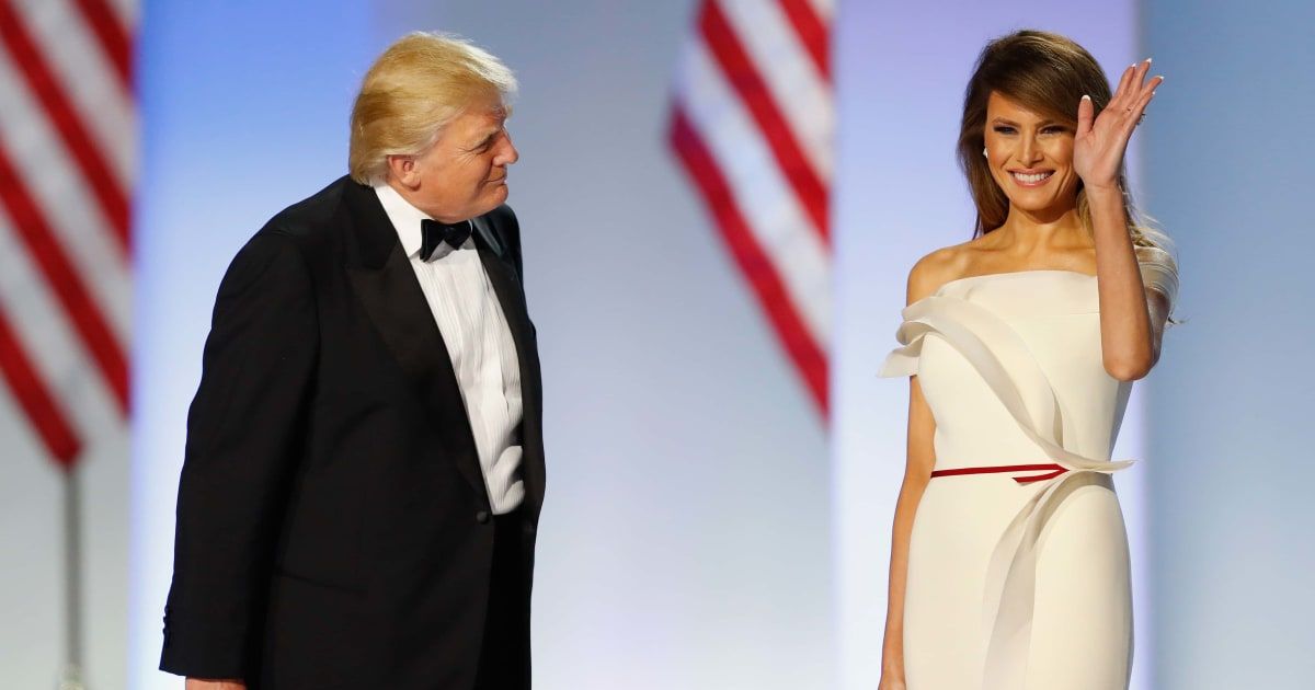 President Donald Trump spoke about Melania Trump’s documentary success during a public appearance in Washington, DC (Aaron P Bernstein/Getty Images)