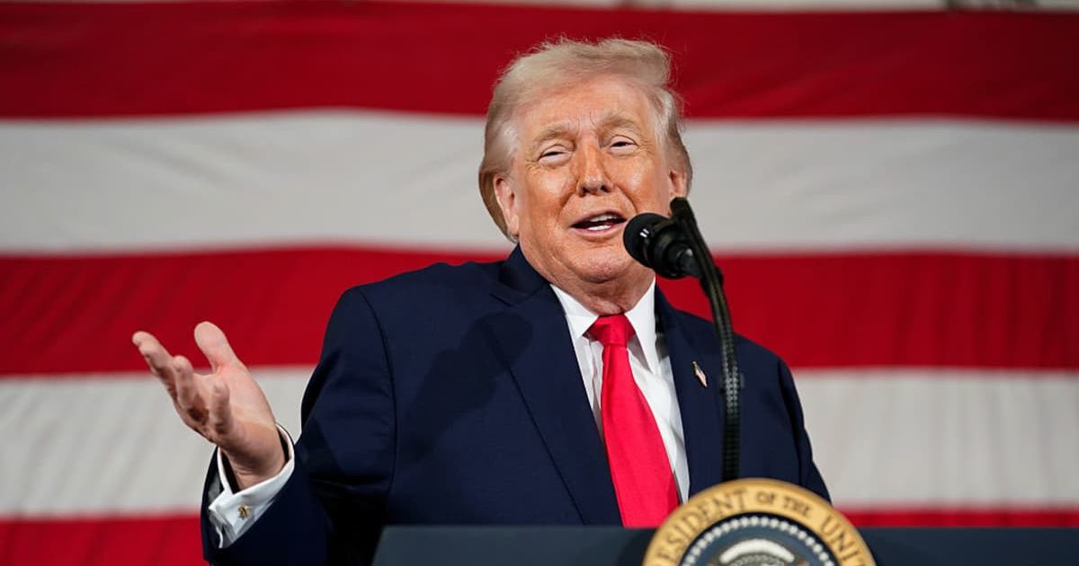 An online rumor claimed Donald Trump asked when he could kill 2026 Olympians who lost (Getty Images)