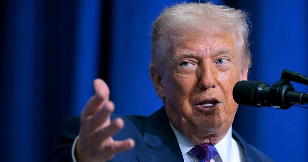 President Donald Trump directed officials to release government UFO and extraterrestrial files (Getty Images)