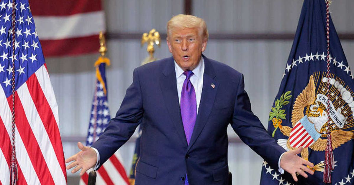 Trump mimicked a phone call with Macron, claiming tariff threats secured a major drug pricing deal (Getty Images)