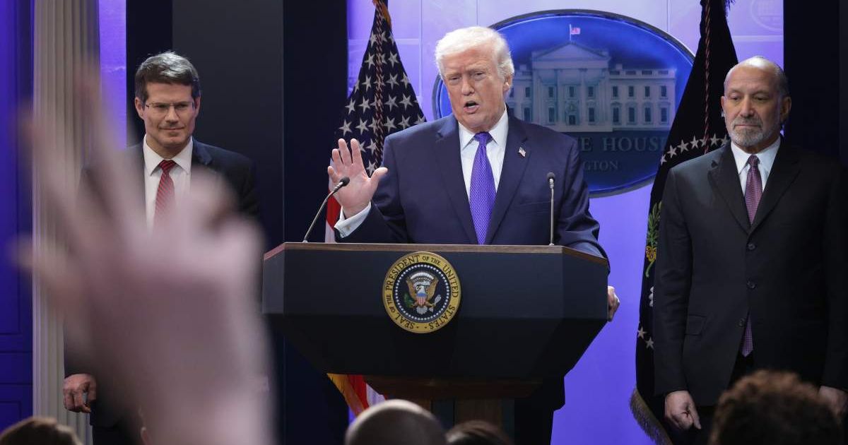 Trump called the SCOTUS tariff ruling a 'disgrace' and pledged to use alternative laws for tougher duties (Photo by Alex Wong/Getty Images)