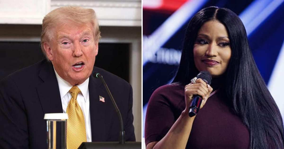 A viral claim circulated online suggesting that President Donald Trump offered Nicki Minaj a position as National Cultural Advisor (Getty Images)