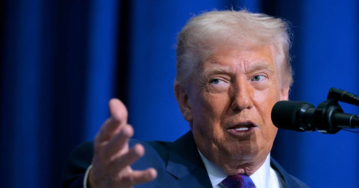 Donald Trump blasted the Supreme Court’s tariff ruling on Truth Social, defending his move as lawful (Getty Images)