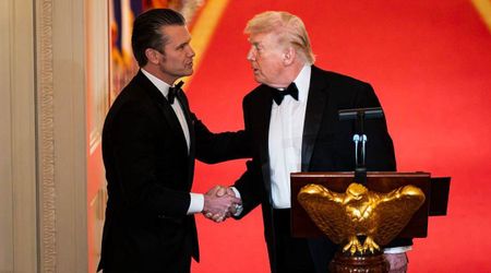 Trump praises Pete Hegseth as 'great military leader' at White House governors' dinner address