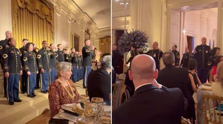 US Army Band stuns White House governors’ dinner guests with 'My Way' performance