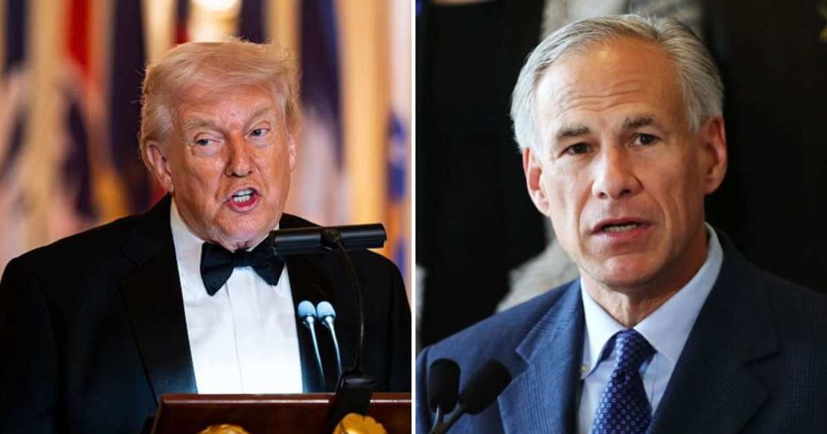 President Donald Trump discussed Governor Abbott’s requests and Texas voter turnout at the White House Governors Dinner (Al Drago/Getty Images, Getty Images)