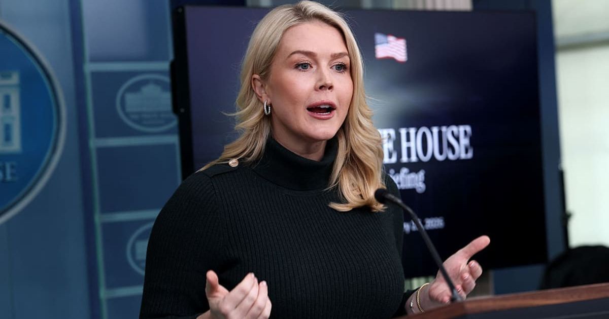 Karolina Leavitt slammed Democrats as 'shameful and reckless' after Austin Tucker Martin was shot at Mar-a-Lago (Getty Images)