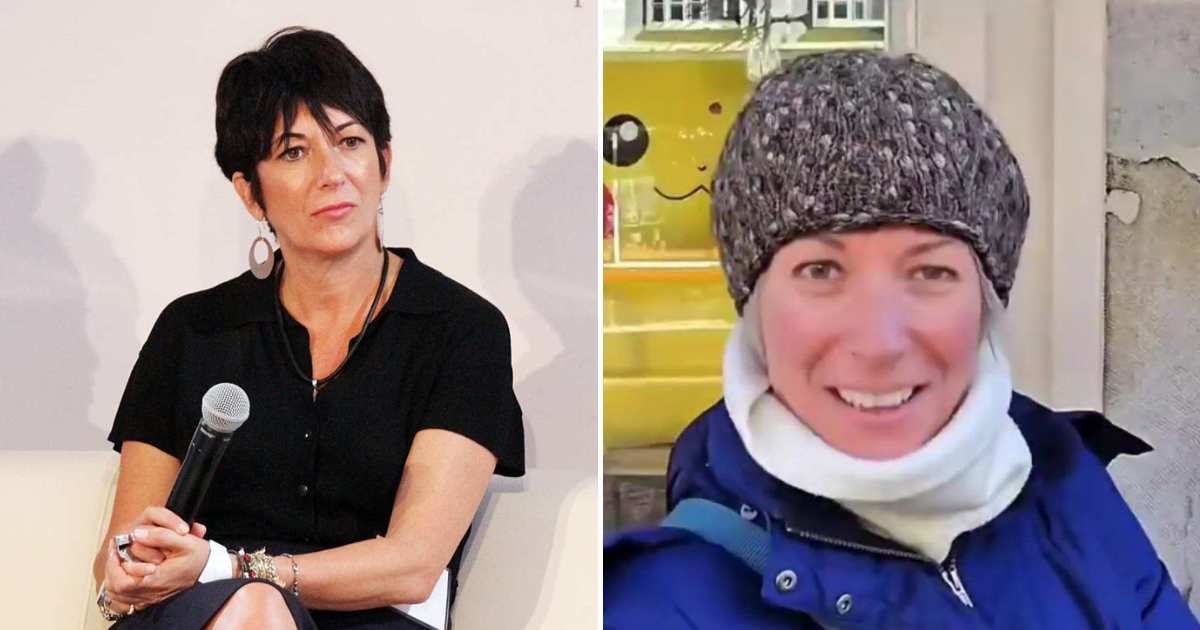 Viral video claims to show Ghislaine Maxwell out of prison and in Canada (Getty Images, @RT_com/X)