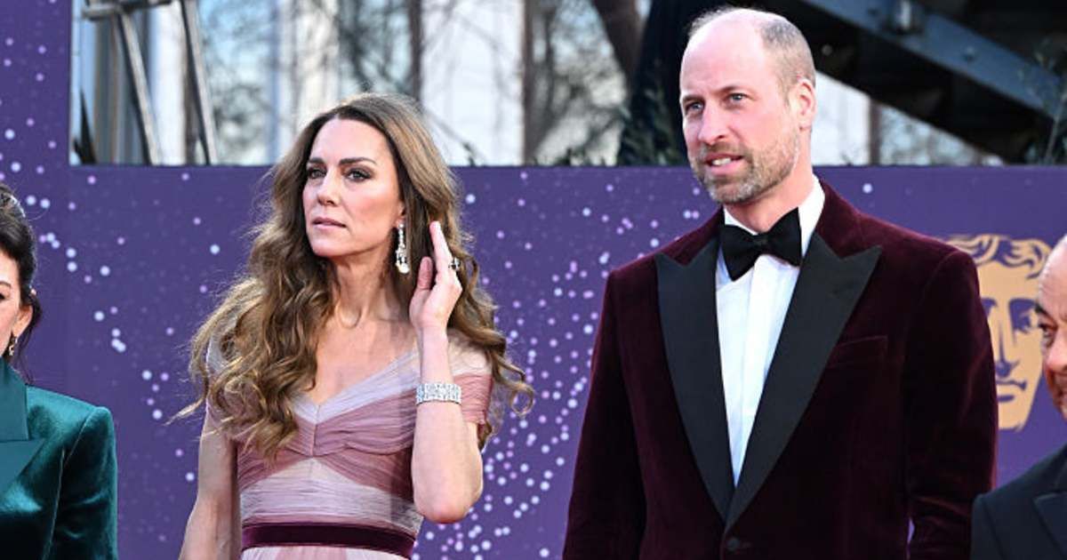 Kate Middleton and Prince William returned to the BAFTAs as the Princess of Wales made her second public appearance since treatment (Samir Hussein/WireImage)