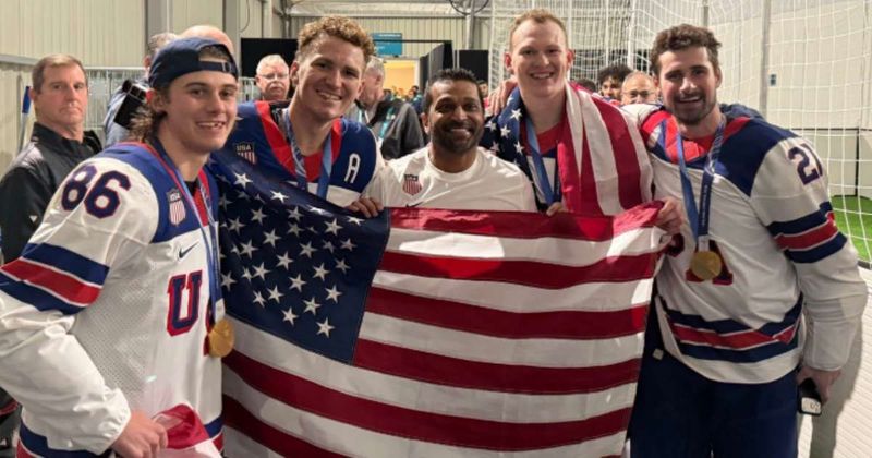 Kash Patel fires back as critics question his locker room celebration after Team USA’s gold win