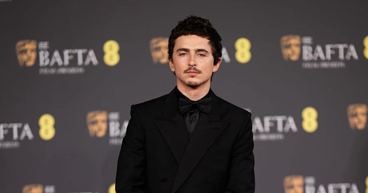 Timothée Chalamet attends the 2026 EE BAFTA Film Awards at The Royal Festival Hall on February 22, 2026, in London (Samir Hussein/WireImage)