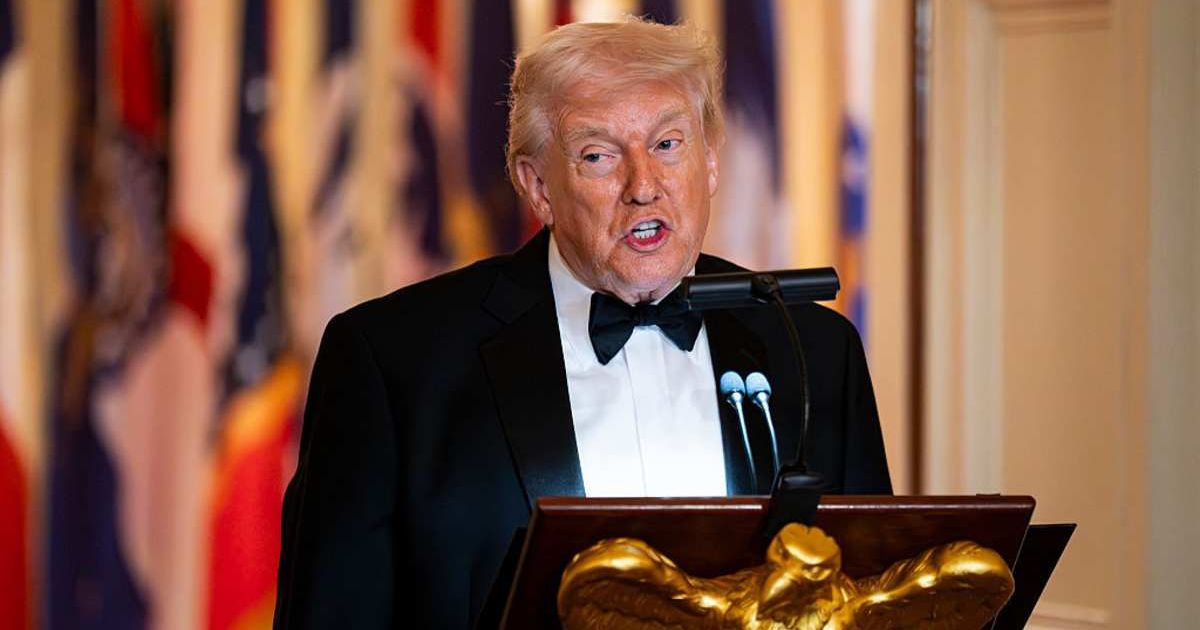 Trump criticized the Supreme Court's 6-3 ruling against his tariffs and said the decision inadvertently strengthened his presidential powers (Al Drago/Getty Images)