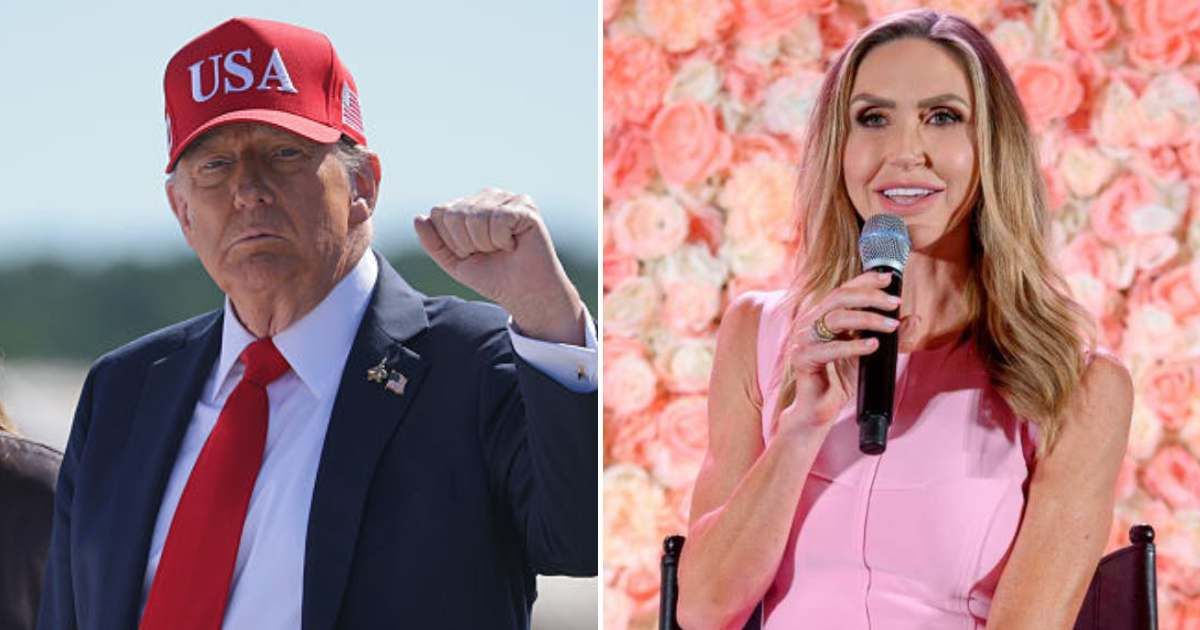 Lara Trump said she is worried about the safety of her father-in-law, Donald Trump, in the aftermath of the shooting at Mar-a-Lago (Getty Images)