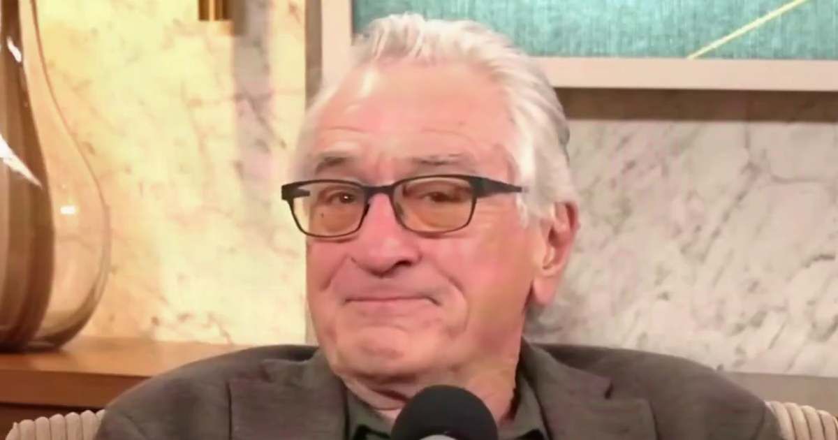 Actor Robert De Niro grew emotional on MS NOW with Nicolle Wallace as he criticized President Donald Trump and voiced concern for the country’s future (Screengrab/@CollinRugg/X)