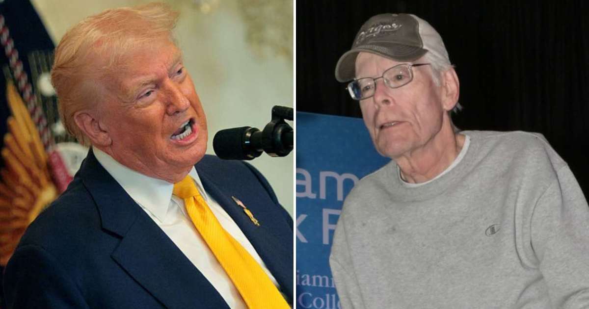 Stephen King faced backlash after attacking Donald Trump in an X post on Monday, February 23 (Getty Images)