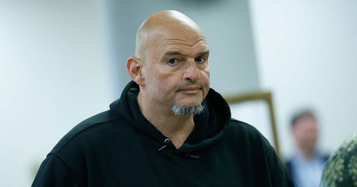Sen John Fetterman stressed he 'voted to pay heroes' like the Coast Guard as he slammed the DHS shutdown in an X post (Kevin Dietsch/Getty Images)