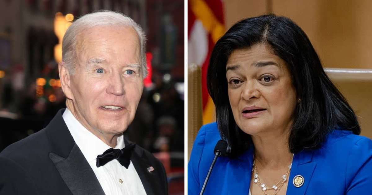 Pramila Jayapal defended Former President Joe Biden’s economic record, citing job gains and blaming political opposition for unmet goals (Getty Images)
