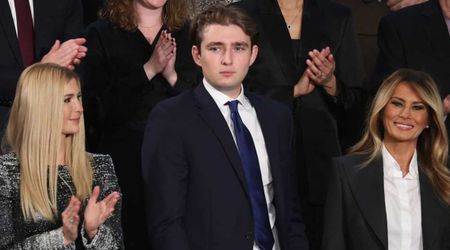 Barron Trump makes first State of the Union appearance alongside siblings
