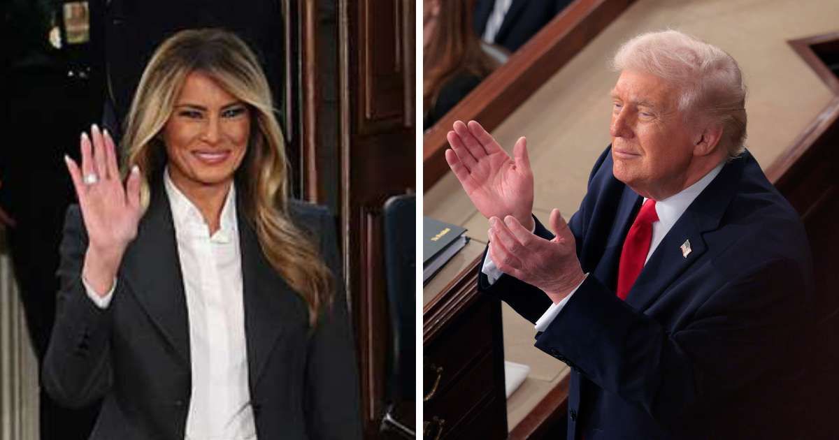President Donald Trump praised Melania Trump’s work on youth, education, AI and foster care during his State of the Union address (Getty Images)