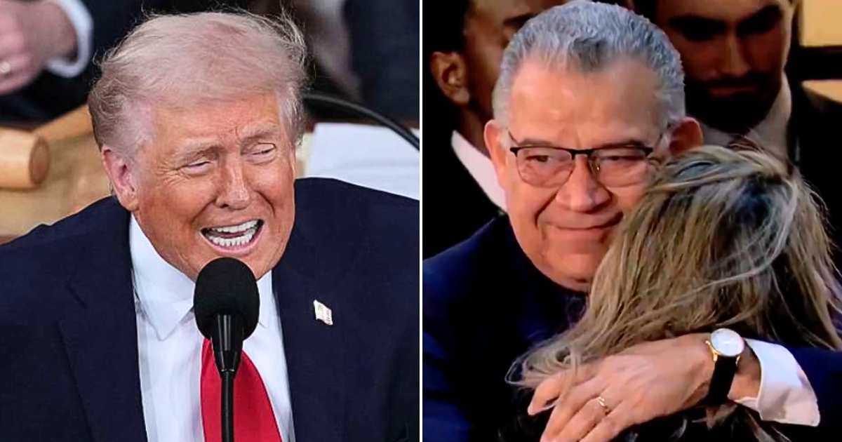 Trump pauses SOTU to reunite young woman with uncle freed from Venezuelan jail after Maduro’s arrest