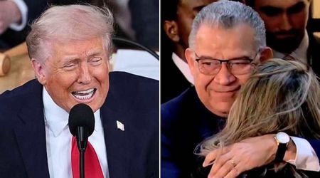 Trump pauses SOTU to reunite young woman with uncle freed from Venezuelan jail after Maduro’s arrest
