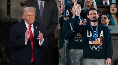 Trump honors US men’s hockey goalie Connor Hellebuyck with Medal of Freedom at SOTU