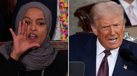 Trump lashes out at Ilhan Omar as she heckles during SOTU speech: ‘You should be ashamed’